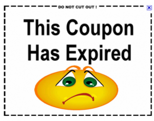 Expired Coupon - Sad